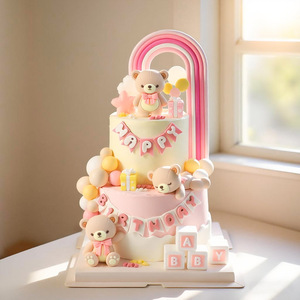 Decorazioni in Gomma Morbida <span class=keywords><strong>per</strong></span> <span class=keywords><strong>Torte</strong></span> di Compleanno <span class=keywords><strong>per</strong></span> Bambini, Topper <span class=keywords><strong>per</strong></span> <span class=keywords><strong>Torte</strong></span> a Tema Cartoni Animati - Product Image 1