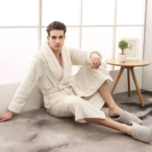 เสื้อคลุมอาบน้ำแบบถักลายสำหรับปาร์ตี้ในตอนเช้าเสื้อคลุมยาวน่ารักนุ่มฟูเสื้อคลุมอาบน้ำผ้าฟลีซสำหรับผู้หญิงใส่เป็นของขวัญ - Product Image 5