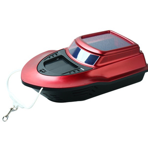 Bateau de pêche Stream Lure rouge et noir avec laisse, panier à poissons polyvalent, seau à poissons vivants - Product Image 5