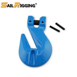 G100 Giả Mạo Thép Hợp Kim <span class=keywords><strong>Clevis</strong></span> Lấy Móc 8Mm 10Mm 13Mm Ý Loại Móc Cần Cẩu Nâng Sling Móc - Product Image 3