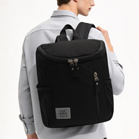 Sac à dos Oxford minimaliste à fermeture éclair large, plusieurs poches, léger, pour usage quotidien, pour adolescente, étudiante, logo personnalisé
