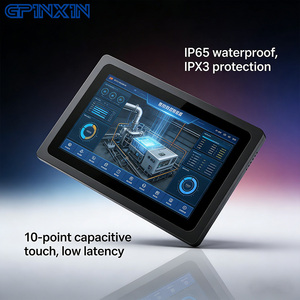 PC industriel HMI Linux 10,4-21,5 pouces, étanche IP65, anti-poussière, ordinateur mural embarqué pour l'automatisation industrielle - Product Image 1