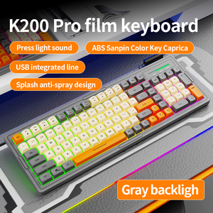Clavier mécanique USB SOREX K200 OEM, double mode filaire, rétroéclairé LED, touches silencieuses, idéal pour le bureau, l'apprentissage et la maison - Product Image 6