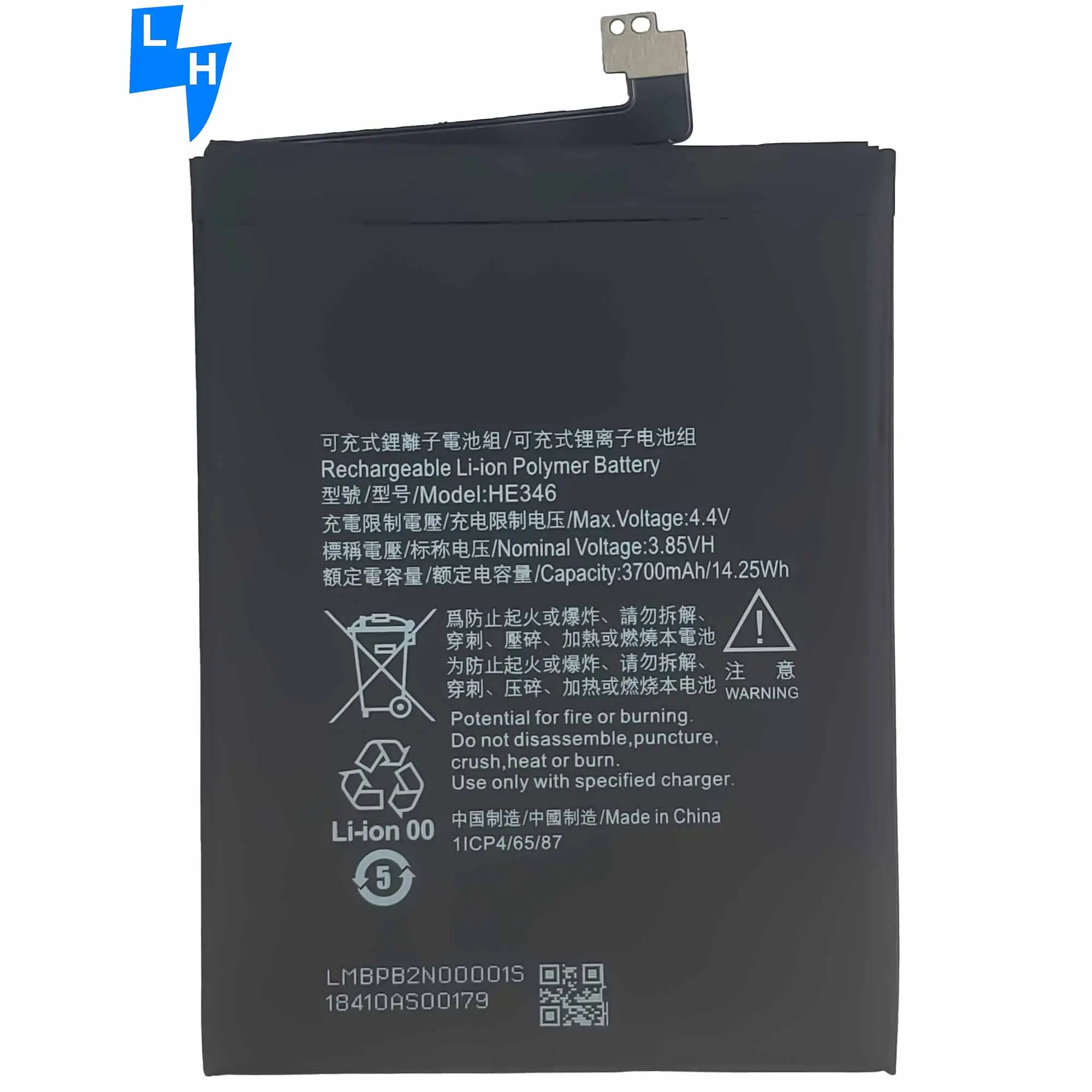 Batería Original HE346 3700mAh para Nokia 7 Plus 7 P N7P HE 346 Baterías Bateria