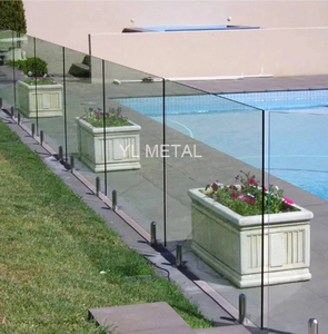YL METAL Новая модель безрамного стеклянного ограждения из нержавеющей стали с креплением на стойках для перил, балюстрад, ограждений, лестниц и балконов - Product Image 3