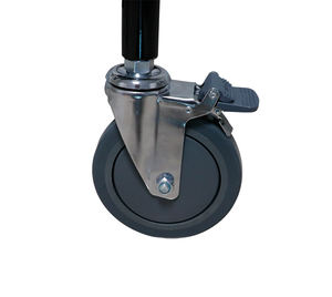 Camilla de ambulancia de transporte usada multifuncional cama de carro a la venta autocarga con sistema de frenos - Product Image 4