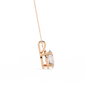Collier Pendentif Classique Style Diamant pour Femme – Bijou Tendance, Élégant et Minimaliste, Léger, Finition Brillante, Idéal au Quotidien, Cadeau Parfait - Product Image 3