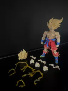 En stock N&T Studio Son Goku Figures <span class=keywords><strong>Dragon</strong></span> Ssj N T Goku SHF Battle Damaged 3.0 Anime Action Figures Collectible Model Toys - Product Image 2