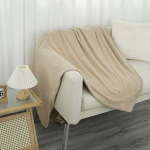 Manta de forro polar suave, manta de cama de felpa súper suave, peluda, acogedora y cálida para sofá cama, uso en todas las estaciones, camello - Product Image 2