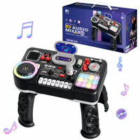 Clavier d'instruments de musique électriques rechargeables éducatifs pour enfants, microphone multifonction, mixeur DJ, jouets musicaux