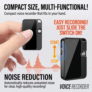 OEM Activated Digital Voice Recorder Noise Reduction Adjustable Sensitivity Audio Recorder Low Power Recording Devcice - Product Image 3