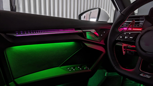 Mise à Niveau 64 Couleurs Lumière Ambiante LED pour <span class=keywords><strong>Audi</strong></span> A3 8Y 2021 à 2024, Accessoires d'Éclairage Intérieur Tableau de Bord et Portes - Product Image 5