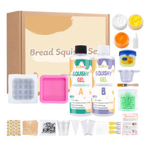<span class=keywords><strong>Kit</strong></span> <span class=keywords><strong>de</strong></span> Goma <span class=keywords><strong>para</strong></span> Manualidades Taba Squishy con Instrucciones Guiadas, Fórmula sin Burbujas y Curado Rápido, <span class=keywords><strong>Kit</strong></span> <span class=keywords><strong>de</strong></span> Squishy FuFu con Molde - Product Image 1