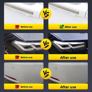 Cera Lucidante per Auto per Protezione Vernice e Riparazione Superfici Leggermente Danneggiate - <span class=keywords><strong>Pasta</strong></span> Speciale per Rimozione <span class=keywords><strong>Graffi</strong></span> Profondi - Product Image 3
