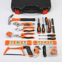 Juego de Herramientas para el Hogar, Caja de Herramientas Multifuncional, Kit de Herramientas Manuales Combinadas para Electricistas y Carpinteros