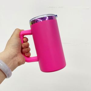 20 Pack Custom Rainbow Plated 20Oz Stainless Steel <b>Insulated</b> Coffee <b>Mugs</b> for Diy Laser Engraving Customized Logo - Product Image 3