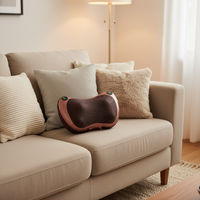 Offre Spéciale : Oreiller de massage électronique professionnel chauffant pour le cou, les épaules et le dos, idéal pour la maison et la voiture, avec fonction Shiatsu