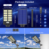 Lampadaire Solaire LED Tout-en-un à Charge Rapide 4-6H, Modèle Exclusif pour Importateurs et Distributeurs, Éclairage Nocturne Haute Durabilité et Large Portée