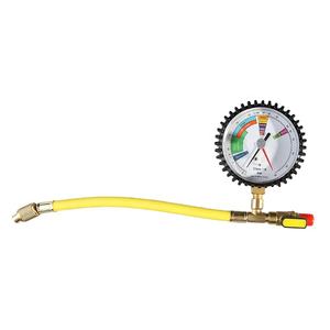 Manomètre de <span class=keywords><strong>pression</strong></span> d'<span class=keywords><strong>azote</strong></span> pour <span class=keywords><strong>test</strong></span> de climatisation et de réfrigération, table de réfrigérant simple pour R134A, R22, R410A - Product Image 1