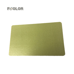 Carte d'identité en PVC thermoplastique couleur argent doré FCOLOR CR80 pour imprimante Zebra - Product Image 6