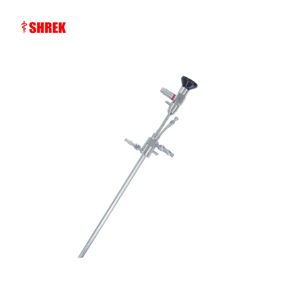 medical rigid 30 degree hysteroscopy telescope with outer sheath and obturator