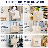 Sac fourre-tout en toile recyclable personnalisé avec sublimation thermique, poignée longue, écologique, réutilisable, durable, prix d'usine, OEM/ODM