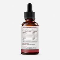 Glycinate de magnésium liquide à absorption élevée, gouttes de magnésium liquide, bromélaïne, vitamines B6, C, D, zinc, complément de magnésium