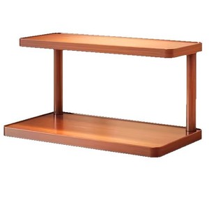 Support de tasses de bureau à trois niveaux en bois pour le rangement des tasses à café et à thé, style scandinave - Product Image 2