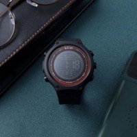 Große ziffernblatt für draußen elektronische uhr, multifunktionale wasserdichte countdown student sportuhr