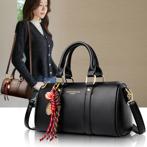 Bolsa Haute Qualité Pu Cuir Dames Sacs À Main Sac A Main Sac À Bandoulière Grossistes Femmes Boston Sacs 2025 Tendance - Product Image 4