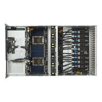 Serveur en rack 4U ESC8000-E11 8x3.5" 2.5" double socket GPU alimenté par des processeurs Intel Xeon de 5e génération 4x3000W PSU en stock