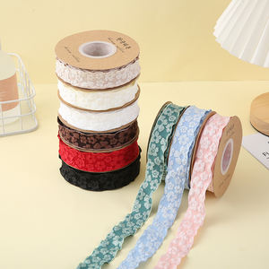 ริบบิ้นลูกไม้ถักปักลายราคาส่งถูกและเชือกสำหรับงานฝีมือ - Product Image 3