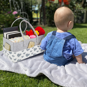 Couche-culotte portable en feutre, caddie, organisateur, couche pour bébé, panier cadeau pour nouveau-né, vente en gros, - Product Image 5