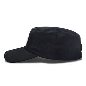 Casquette plate en coton avec logo personnalisé, style vintage, unisexe, mode outdoor, casquette plate tendance - Product Image 4