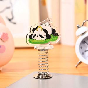 Porte-clés personnalisé Kpop en acrylique liquide imprimé UV, style moderne, avec breloque shaker et support de type fanion - Product Image 2