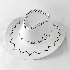 <span class=keywords><strong>Sombrero</strong></span> <span class=keywords><strong>de</strong></span> <span class=keywords><strong>Vaquero</strong></span> <span class=keywords><strong>de</strong></span> Ala Ancha Estilo Occidental <span class=keywords><strong>para</strong></span> Hombres y Mujeres, Ideal <span class=keywords><strong>para</strong></span> Fiestas <span class=keywords><strong>de</strong></span> Pub Crawl, Clubes, Bares, Halloween, Carnaval - Product Image 3