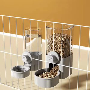 Distributeur automatique d'aliments par gravité pour animaux domestiques Cage en plastique suspendue pour chiens chats lapins chinchillas furets - Product Image 5