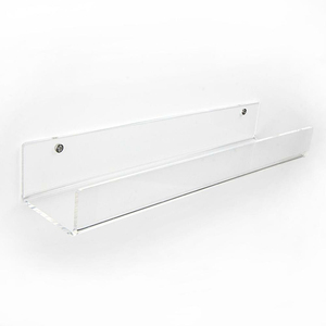 Mensola da Bagno Invisibile in <span class=keywords><strong>Plexiglass</strong></span>, Montaggio a Parete, 10 Pollici, Scaffale in Acrilico Trasparente per Libri dei Bambini - Product Image 1