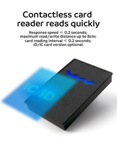Système de contrôle d'accès aux portes étanche, lecteur de cartes NFC RFID 13,56 MHz, lecteur de cartes d'identité/IC - Product Image 5