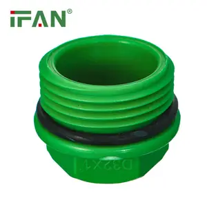 IFAN High Quality 1/2" 3/4" PPR Plumbing Fittings PPR Pipe Cap Plug For Plumbing System