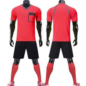 裁判足球服快干100% 聚酯定制颜色和标志透气轻便男子足球比赛 - Product Image 2