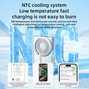 Cargador Inalámbrico Magnético al por Mayor de Fábrica, Banco de Energía de 5000 mAh y 10000 mAh, Bancos de Energía Móviles, Carga Rápida, Portátil, 5000, 10000 mAh - Product Image 5