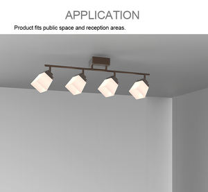 Spot LED moderne à angle réglable avec base en fer, alimentation CA, montage en surface, pour salon, chambre et hôtel - Product Image 5