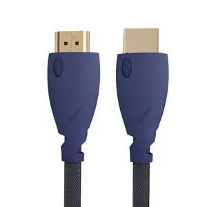 Кабель 4K HDMI 10 м 15 м 20 М оптовая продажа премиум сине-фиолетовый корпус 2,0 4K Аудио и видео кабель