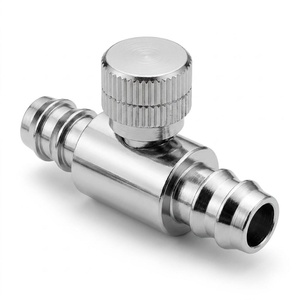 Raccord de tuyau à aiguille de régulation de débit en acier inoxydable SS316, réglage manuel, moulage de précision, OEM personnalisé - Product Image 1