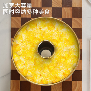 Golden Ice Cream Dessert Bowl With Dry Ice Pot Heat Resistant For Party Serving - Product Image 5