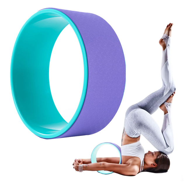 Pilates Fitness Products Yoga Supplies Stretch Roller Wheel Eco-friendly Yoga Wheel Fitness Gym Exercise EVA Yoga Wheel
