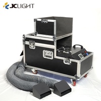 Machine à fumée à base d'eau JC Light pour scène de mariage et de fête, DMX512, télécommande, 4000W, faible émission de fumée, avec garantie d'un an