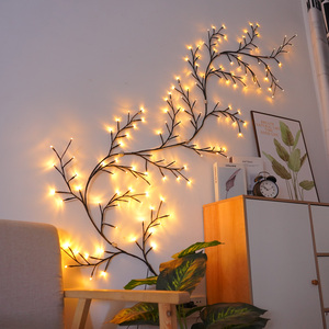Tùy chỉnh 144 <span class=keywords><strong>LED</strong></span> liễu đèn cây nho mê hoặc tự làm cây nhân tạo chi nhánh cho phòng ngủ phòng khách giáng sinh trang trí nội thất - Product Image 3