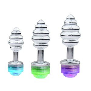 Últimas <span class=keywords><strong>luces</strong></span> Led que cambian <span class=keywords><strong>de</strong></span> Color populares <span class=keywords><strong>Ano</strong></span> Agrandar Anal Butt Plug Control remoto Anal Light Up Anal Plug - Product Image 5
